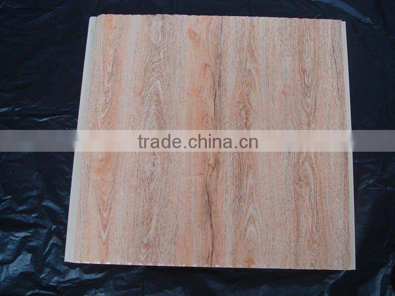 False wood Plastic ceiling panel