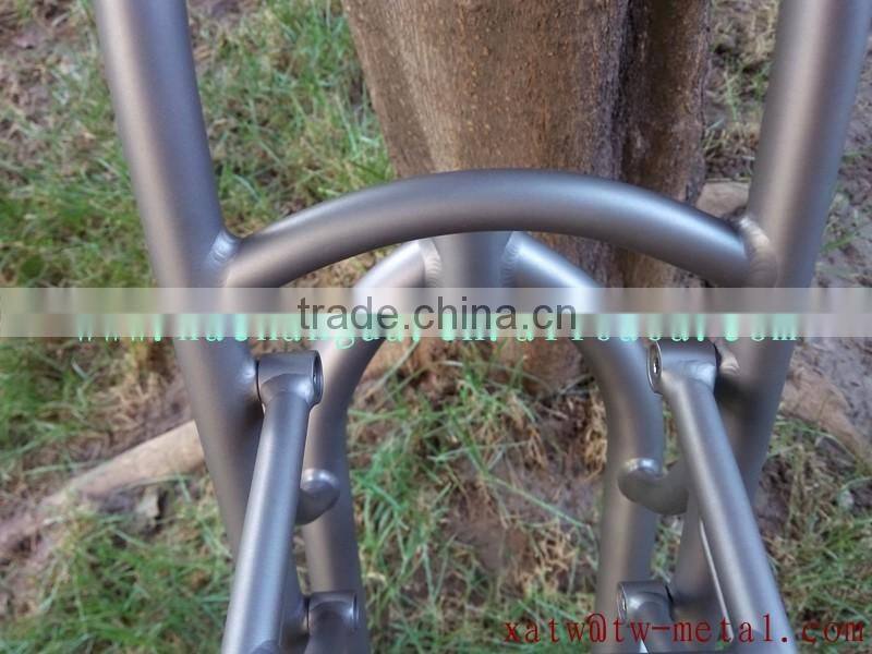 titanium truss fork with front rack titanium bicycle rack customize titanium truss fork