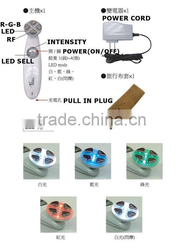 5 In 1 EMS RF LED Mesotherapy For Face /Skin Rejuvenation Equipment /Beauty Machine BD-T123