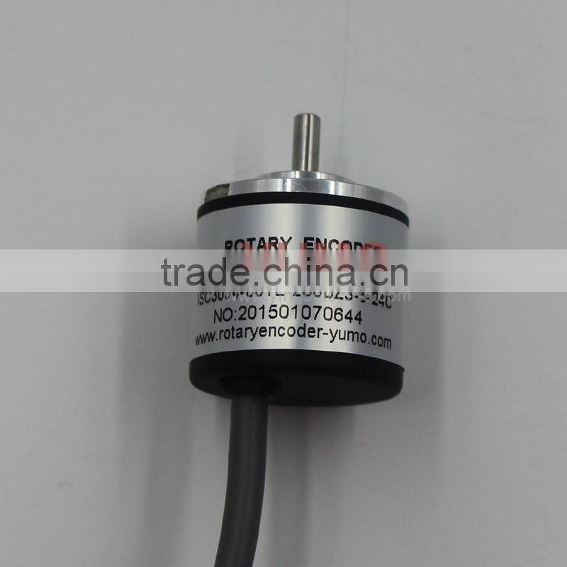 ok YUMO ISC3004 diameter 30mm 200 pulse A B Z phase mini solid shaft price incremental rotary encoder