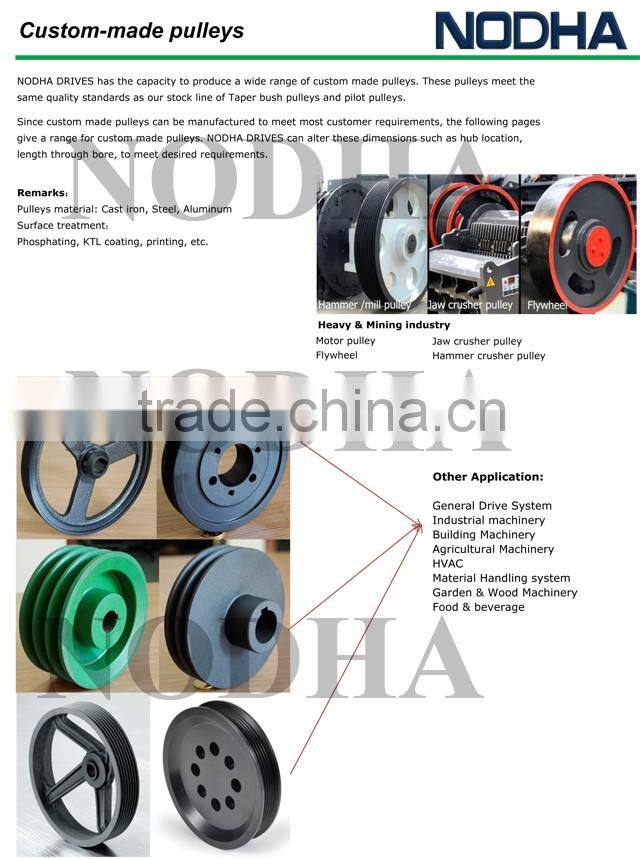 High quality V belt pulley SPA with taper lock