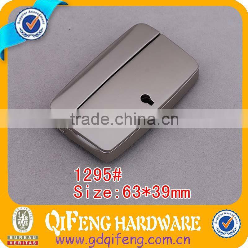 good plated metal bag lock for leather,bag accessories,1295#