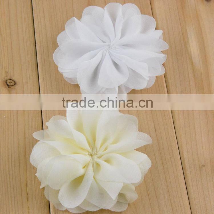 15 colors children chiffon flower hair accessory