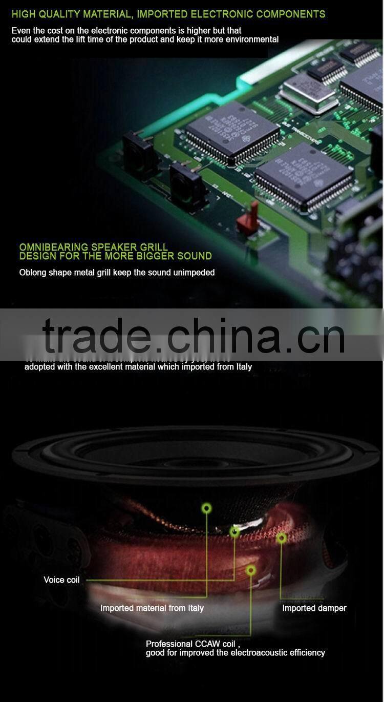 Model D8 New gadgets super bass sound 6w rechargeable stereo wireless bluetooth speaker