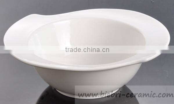 7 inch Super White Microwave Safety Decal Decorative Soup Porcelain Bowls