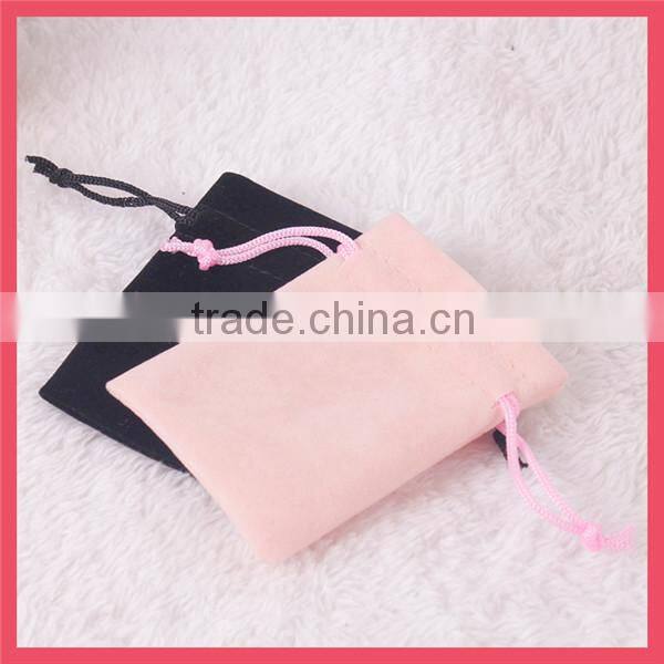 Wholesale fancy new design cheap jewelry environmental velvet bag
