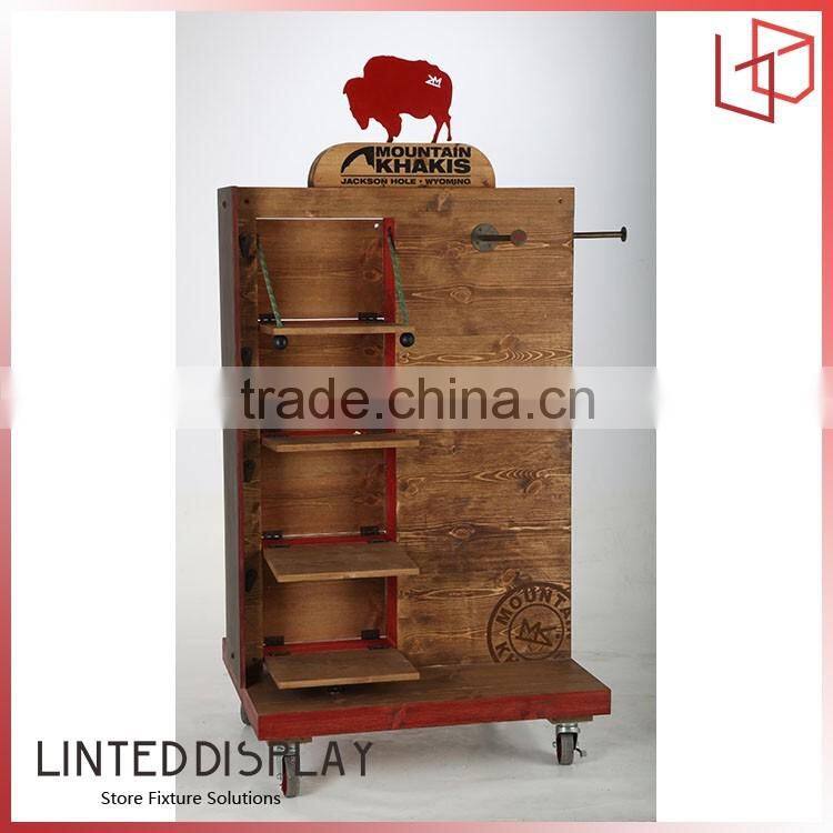 Direct factory wall corner sales racks displays