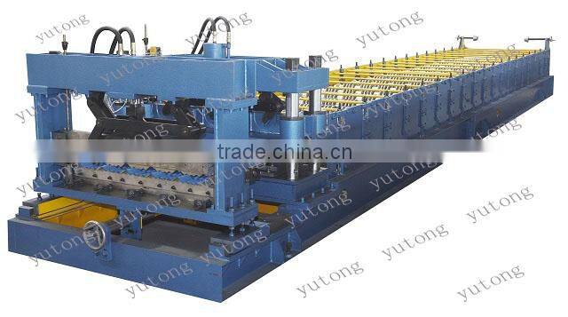 High quality colored steel plate roll forming machine