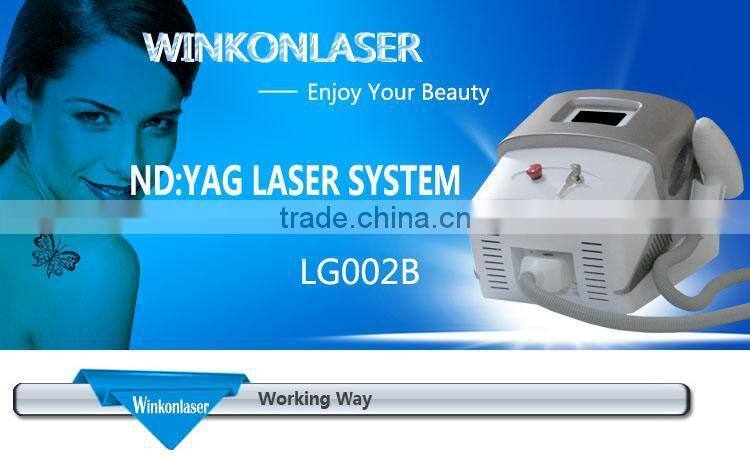 Factory supply home nd yag laser/ tattoo removal treatment