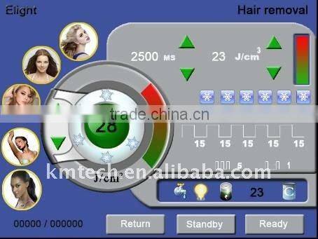 No hair!!! portable elight hair removal machine with CE&ISO