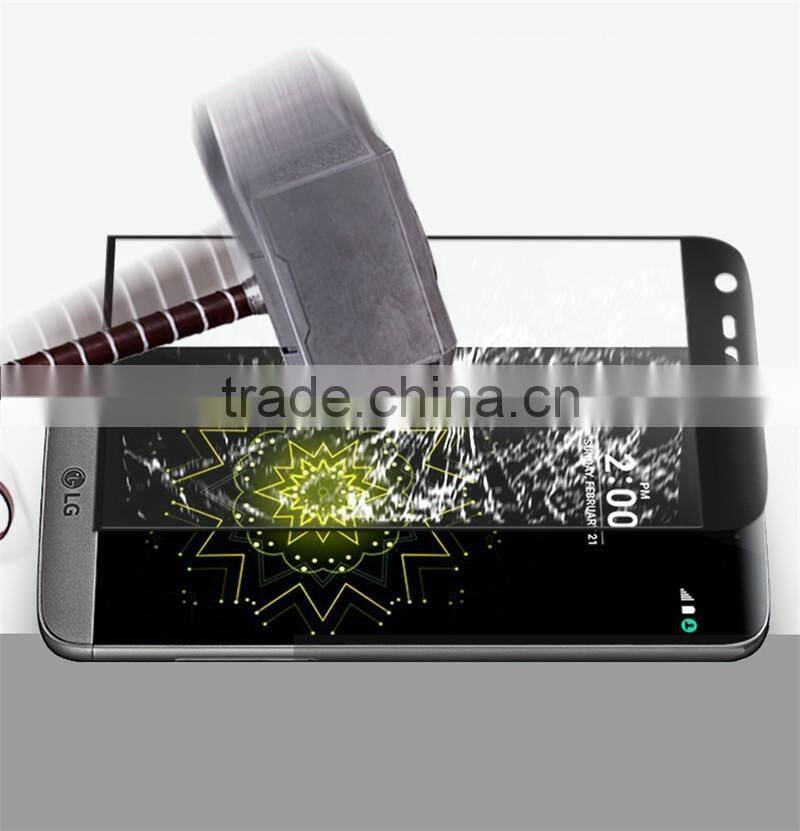 HOT 0.2MM 3D Curved Full Coverage Tempered Glass Screen Protector For LG G5 H868 Anti-explosion Glass PROTECTOR FILM