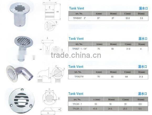 China cheap Marine yacht plastic Deck Filler,Plastic Boat Fuel Deck Filler for sale
