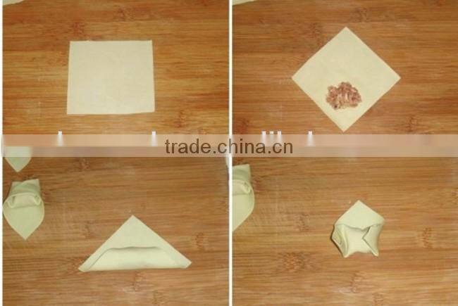 CE approved samosa wapper makingforming machine