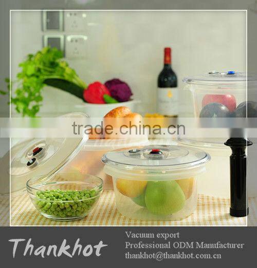 Big plastic storage container-Vacuum lid