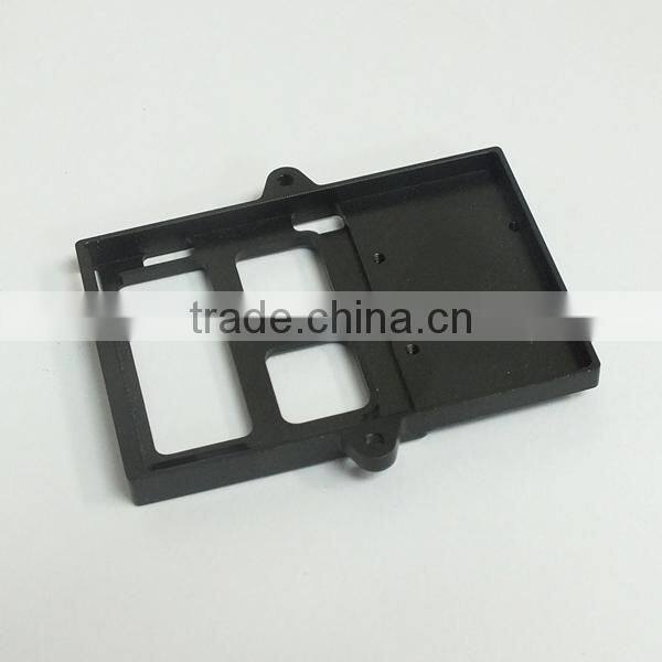 Black anodized cnc aluminum machining parts in China