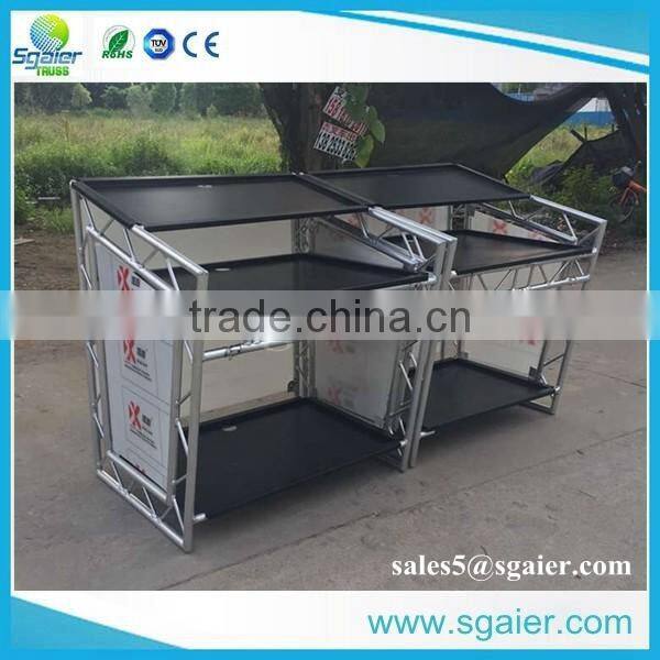 1000*904*1150mm LED Dj booth Bar table with acrylic board