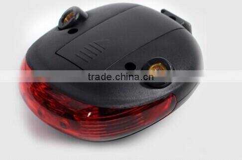 2014 new Laser dots 5 LED Flashing Lamp Alarm Light Cycling Bicycle Bike Rear Tail