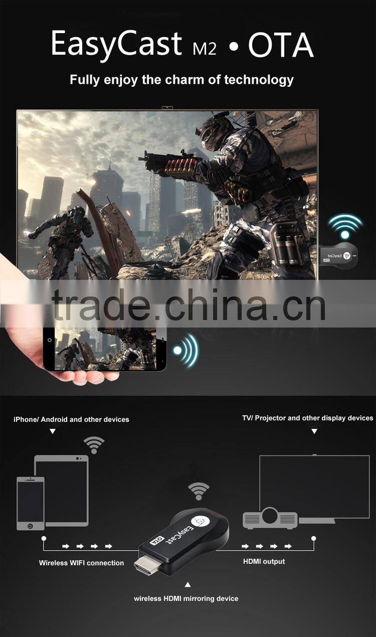HDMI Miracast 1080P WiFi Display Easycast Dongle Mirroring DLAN Airplay Android IOS TV Stick