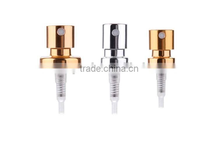New cosmetic bottles spray aluminum fine mist sprayer
