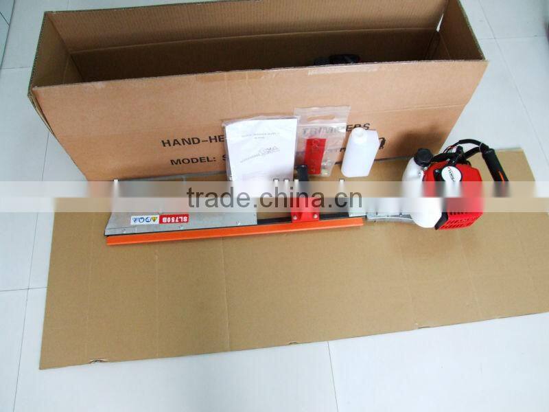 2stroke gasoline single blade extendable hedge trimmer
