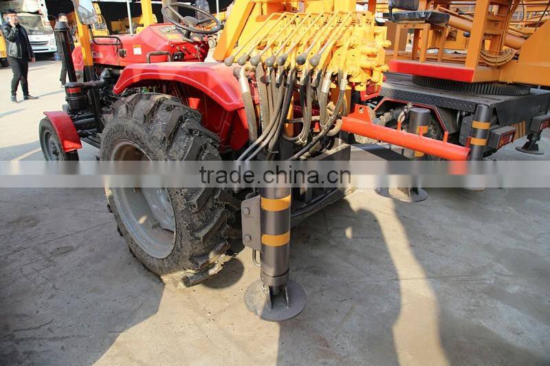 Tractor Telegraph poles trepanning machine