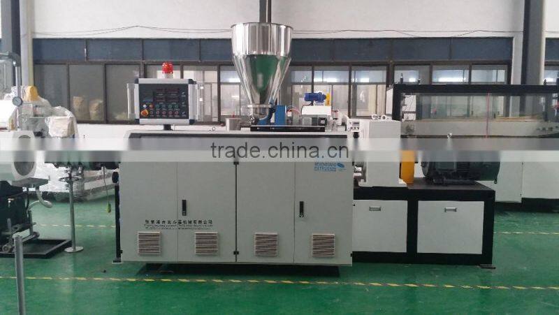SJSZ Conical Twin-screw Plastic Extruder for PVC extruding