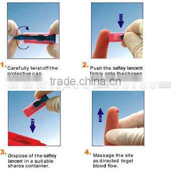 Disposable Safety Blood Lancet
