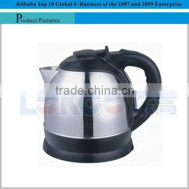 NEW HOT SALE hotel products STAINLESS STEEL ELECTRIC TEA KETTLE WITH TRAY FOR HOTEL LG-823D