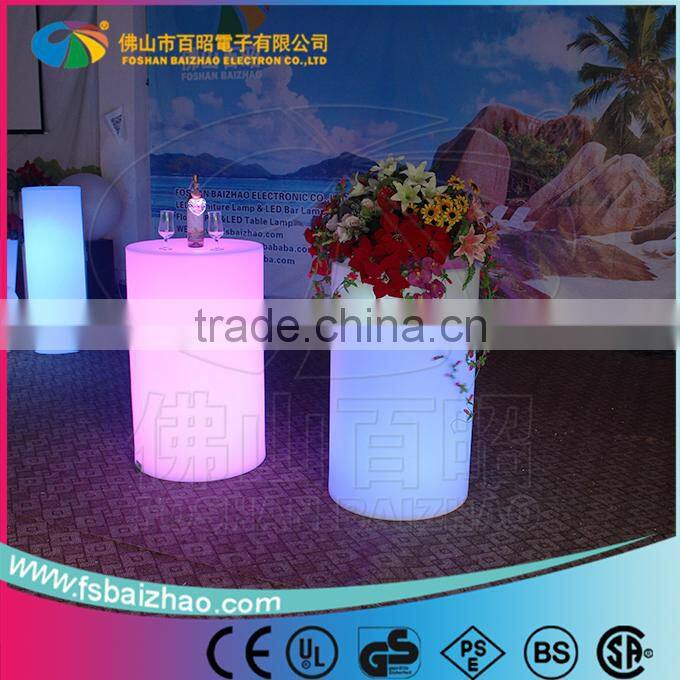 Electronic led plastic ice bucket for beer