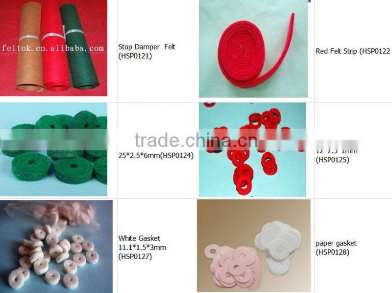 china suppliers piano triangle felt belt