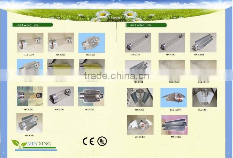 Greenhouse 6" Air Cooled Tube Grow Lamp Reflector