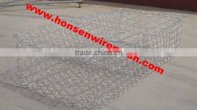 top quality galvanized gabion basket factory