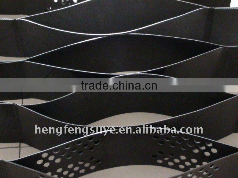 Perforated Geocell used in road constructions