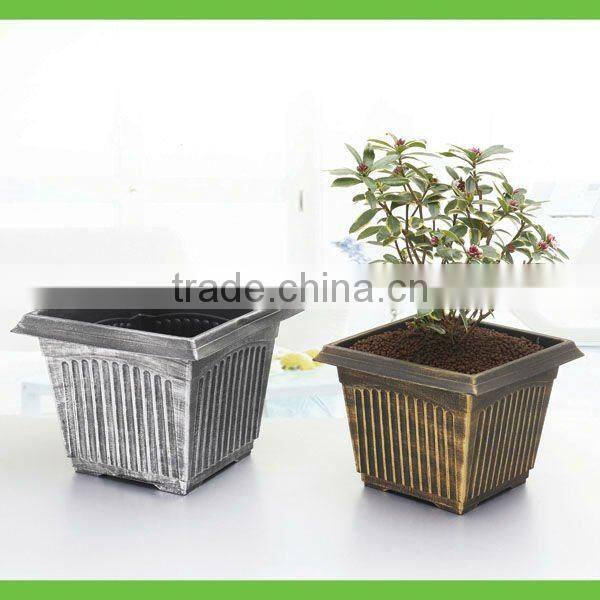square garden plastic terracotta pots wholesale