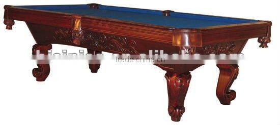 Hand carved classical wooden antique pool table,MOQ:1PCS(B68028)