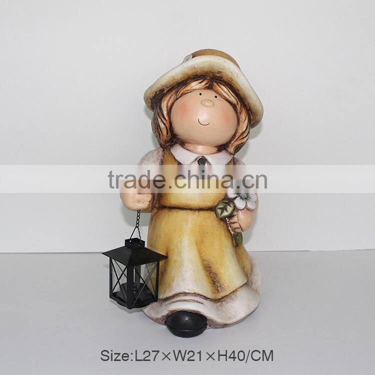 Lifelike angel garden statue