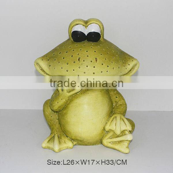 Garden ornaments frog, Magnesia frog garden ornaments