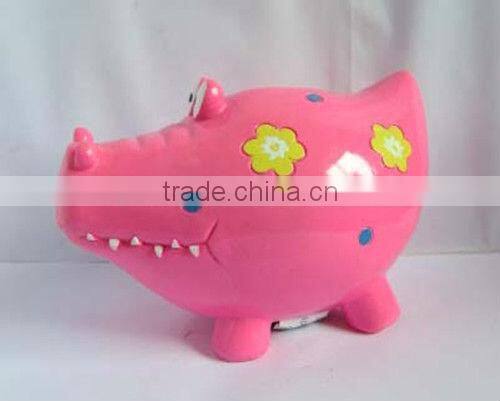 Polyresin cute saving bank