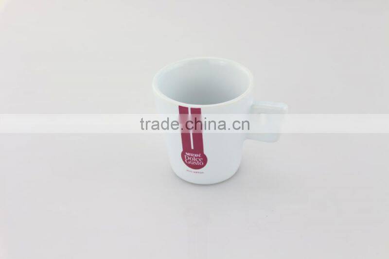Custom logo wholesale ceramic coffee cup and saucer set