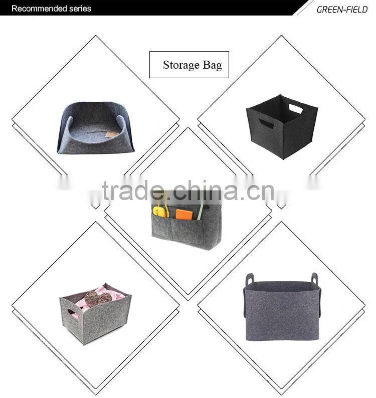 Felt container storage bin living room storage box fashional storage bag