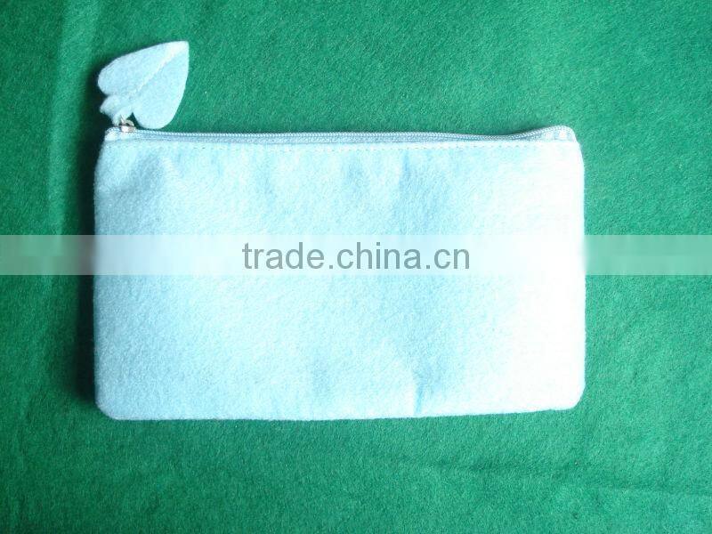 #14090401 fashion eco friendly felt makeup bag/cosmetic bag