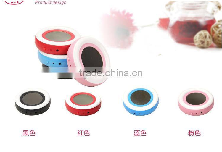 Winter USB Gadget Silicone Cup Mat, Rainbow Colorful Design USB Heat Warmer Coaster, Gift USB Cup Warm Coaster For Wholesale