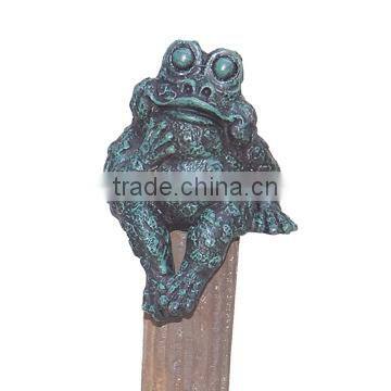 Cast Iron Vivid Frog Statue For Water Fountain