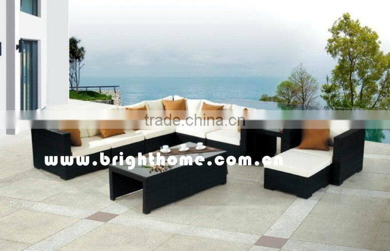 Ourdoor Rattan Two Seaters Sofa Bed
