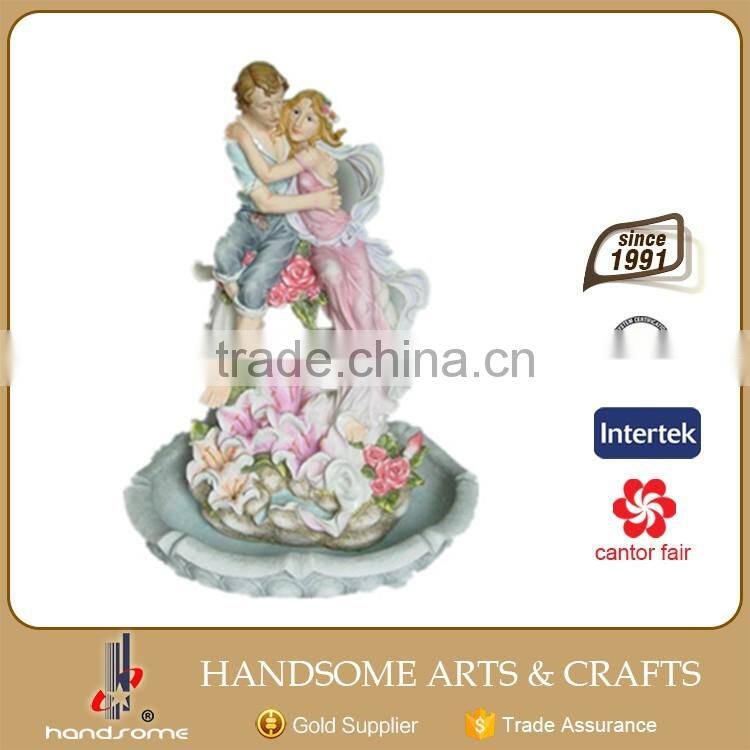 24 Inch Home Decor Resin Angel Water Fountain Outdoor