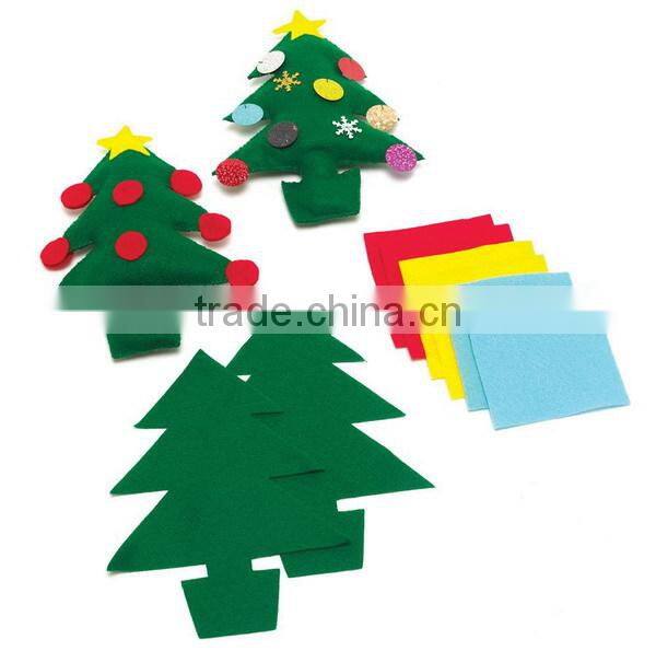 high quality premium new custom non-woven felt diy zoo animal craft kit for kids baby educational toy manufacturer in China OEM