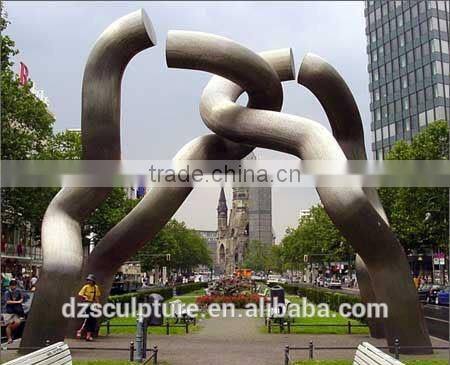 Best quality bronze modern abstract sculpture garden about love