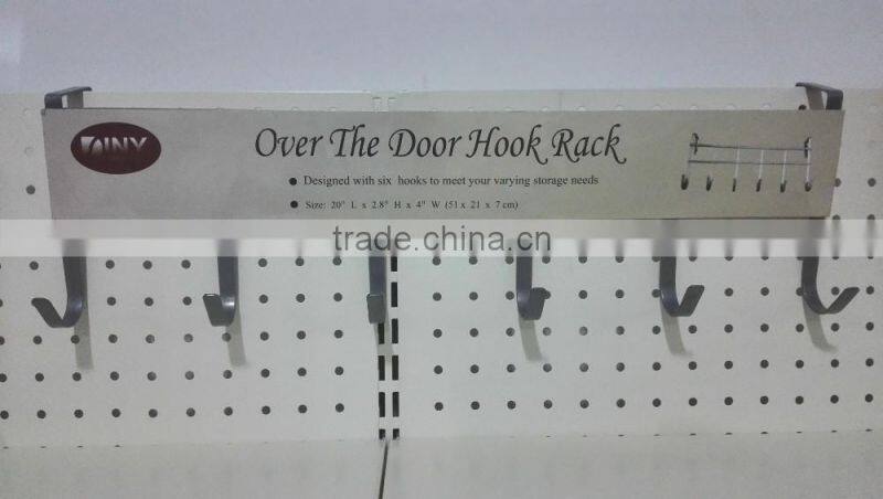 Over the door clothes rack