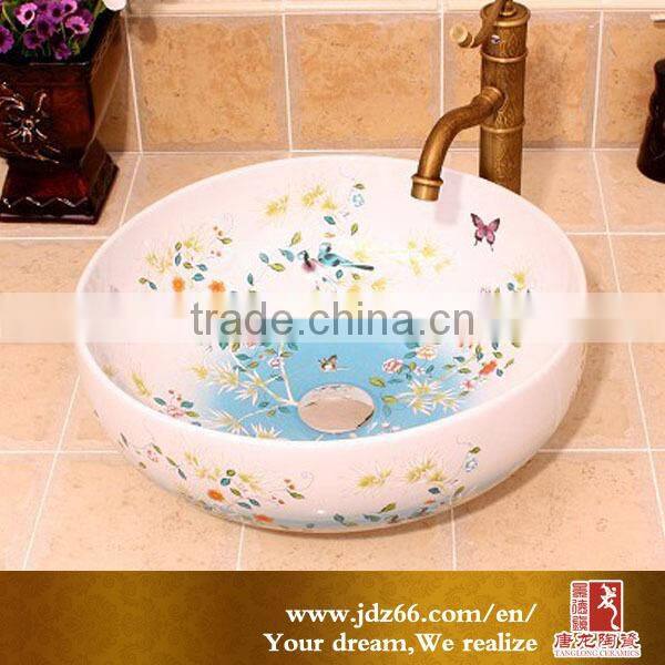 China supplier support white bathroom faucet basin