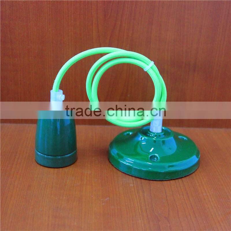 e27 DIY colorful screw contemporary ceiling porcelain droplight drop light lampholder